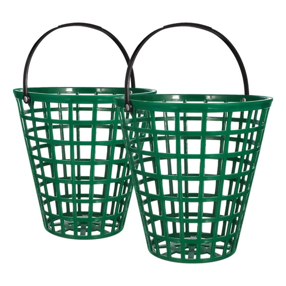 RENACLIPY Portable Golf Holder 2-Pack Lightweight Plastic Storage Basket for Yard, Outdoor, and Golf Course Use