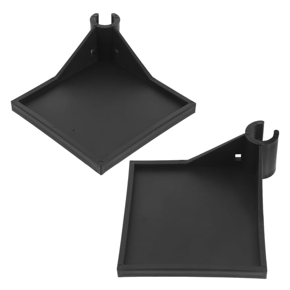 RENACLIPY 2Pcs Black Plastic Grow Tent Corner Shelf Stand for Camera and Hygrometer Holder