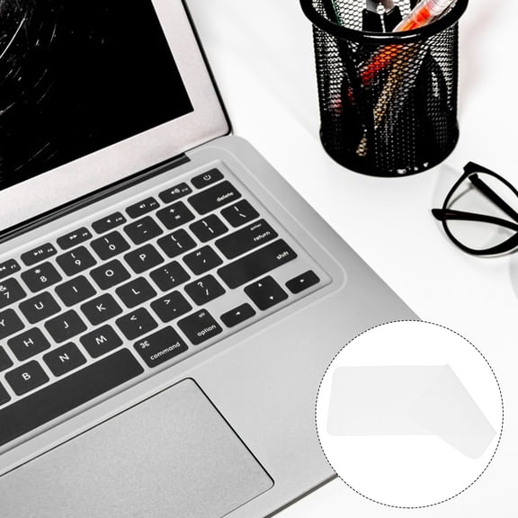 RENACLIPY 2-Pack Clear Silicone Keyboard Covers for Laptop, Ultra Thin Spill-Proof Keyboard Protectors