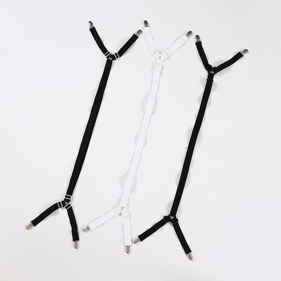 RENACLIPY 2Pcs Comforter Clips Elastic Metal Plastic For Bed Sheets Bedspreads Home Use