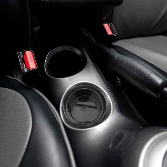 RENACLIPY 2-Pack Black Plastic Cup Holders for Boat, Game Table, Sofa, Car - , Easy to Install