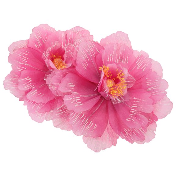 RENACLIPY 2Pcs Eyecatching Artificial Peony Prop for Birthday Photo and Dance Performance