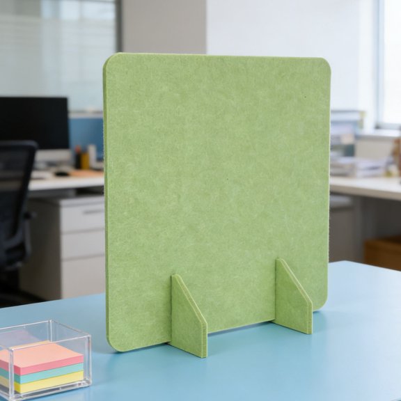 RENACLIPY 2Pcs Felt Tabletop Partition Screens for Office Desk Privacy and Space Saving