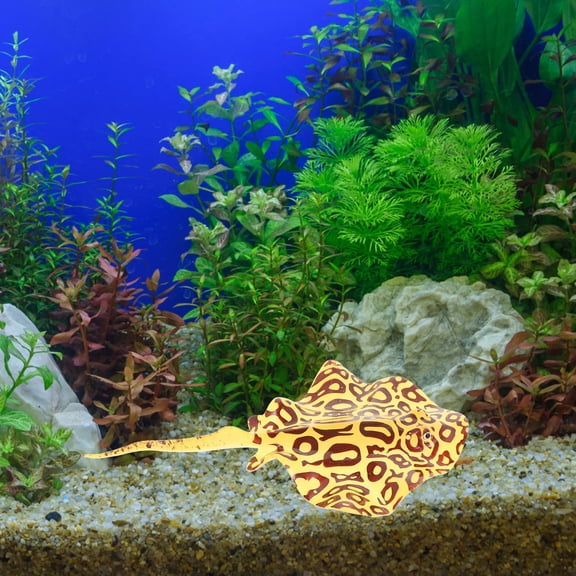 RENACLIPY 2Pcs Fish Tank Ornament Simulation Fish Model Black Realistic Fish Shape for Home Decoration