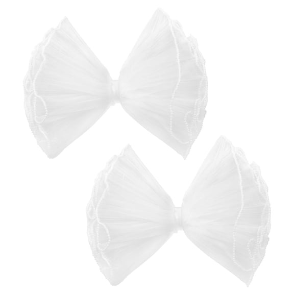 RENACLIPY 2Pcs White Decorative Flower Wrapping Mesh for Boutique Floral Packaging with Sturdy Material and Easy Shape