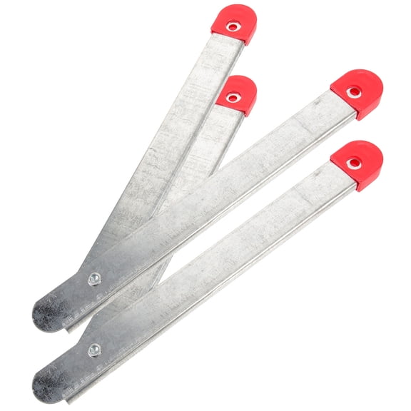 RENACLIPY Galvanized Aluminum Ladder Hinge Set, Attic Ladder Hardware Accessories, 2 Pieces and Rust-Resistant