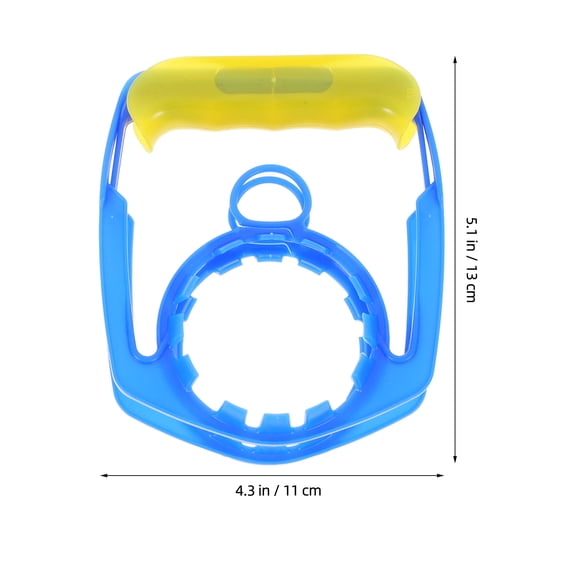RENACLIPY 2-Pack Heavy Duty Plastic Water Jug Handles with Non- Bucket for Easy Carry and Secure Grip