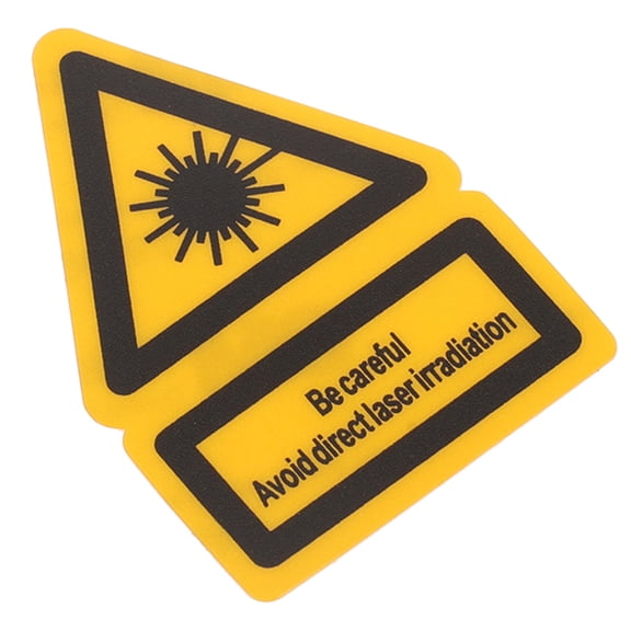 RENACLIPY Lighting Warning Sign Caution Sticker for Industrial and Laboratory Safety