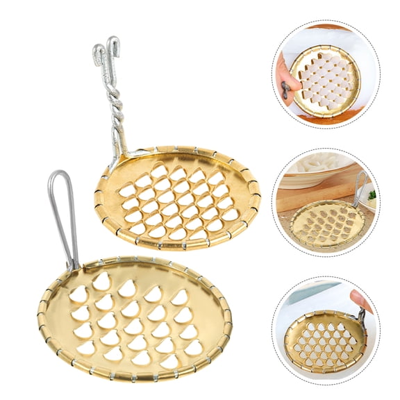 RENACLIPY 2Pcs Jelly Scraper Tool Metal Kitchen Food Scraper with Reusable Practical Design