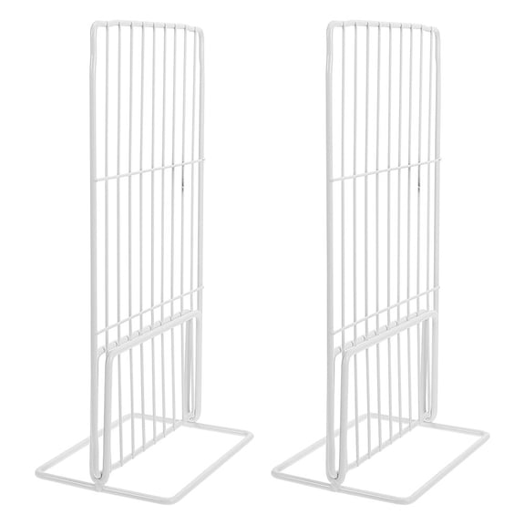 RENACLIPY Adjustable Refrigerator Mesh Dividers, 2-Pack White Reusable Iron Fridge Organizers for Kitchen Storage and Space Saving