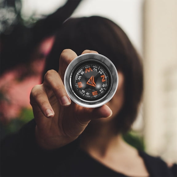 RENACLIPY 2Pcs Multifunctional Dashboard Compass for Car Rv Yacht Fishing Boat Outdoor Navigation