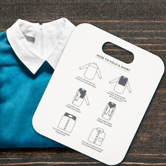 RENACLIPY 2-Pack Clothes Folding Boards for Shirt Organization, Garment Support PP Cardboard, Easy and Practical Clothes Folder