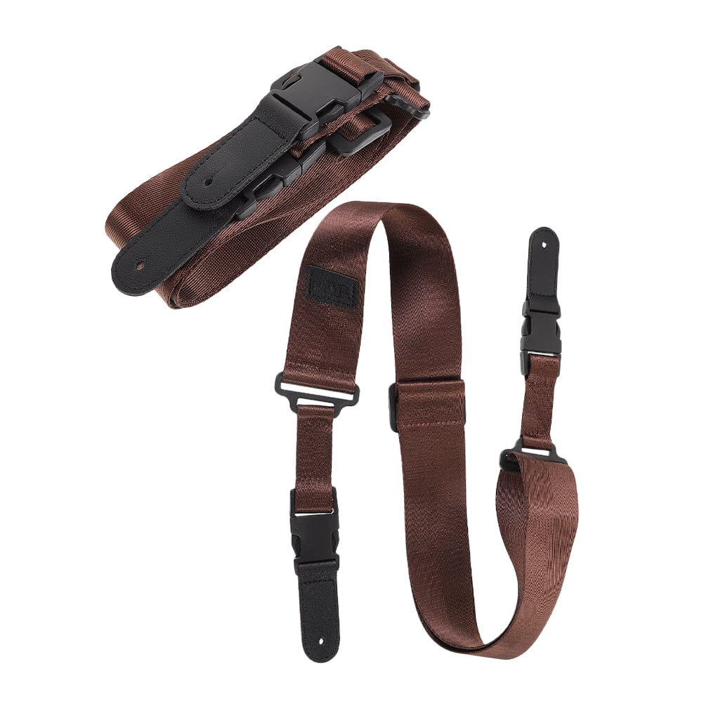 RENACLIPY 2-Pack Coffee Themed Guitar Straps with Printed Design, Material for Comfortable Music Playing