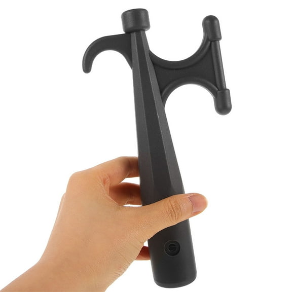 RENACLIPY 2Pcs Versatile Boat Hook for Docking Made of Durable Black Nylon Material