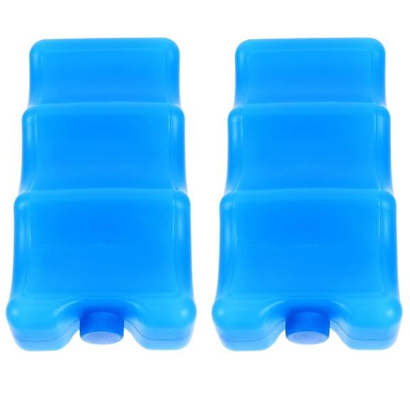 RENACLIPY 2Pcs Multipurpose Blue Ice Packs for Lunch Boxes Breastmilk Bottles and Outdoor Travel