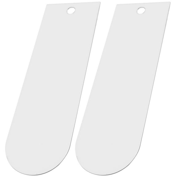 RENACLIPY 2-Pack Clear Acrylic Sock Hangers for Closet Organization, Display, and Space Saving Storage Solution