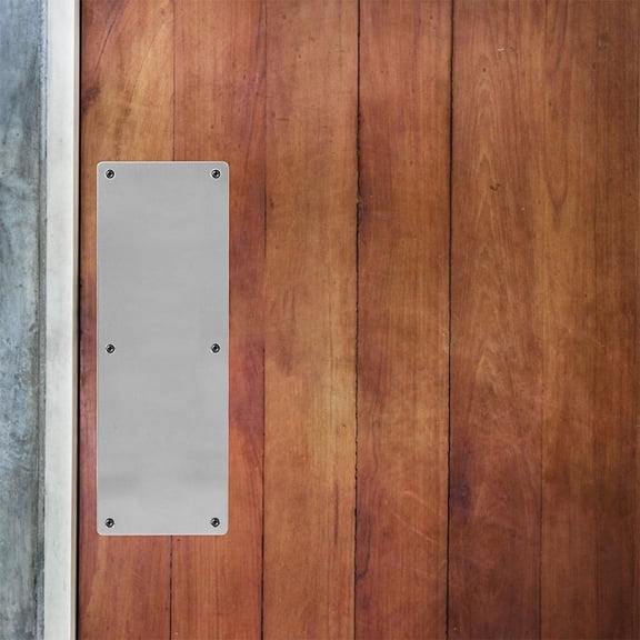 RENACLIPY 2-Pack Stainless Steel Door Push Plates 11.8 x 3.1 Inches, and Easy to Clean