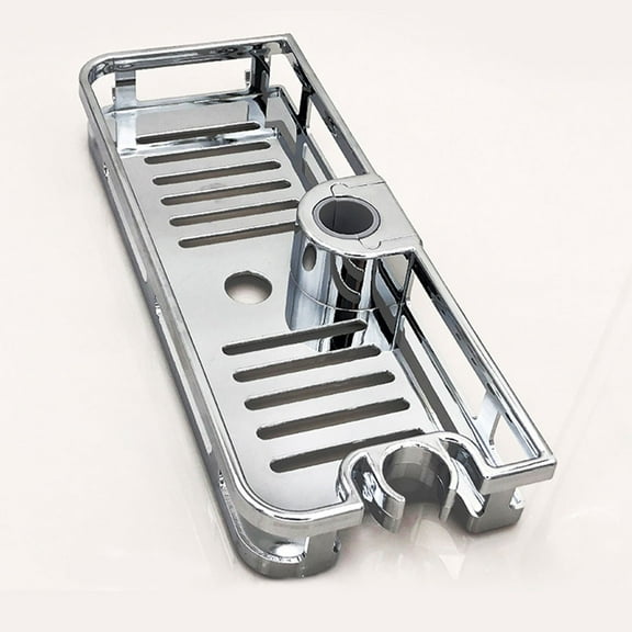 RENACLIPY Bathroom Shower Shelf ABS Storage Rack 2 Pieces Wall Mounted Organizer for Toiletries