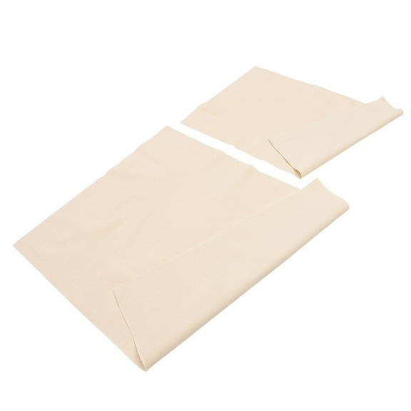 RENACLIPY Pastry Cloth for Rolling Dough, Beige Canvas Baking Mat, Non-Stick, Reusable, 2 Pieces for Homemade Baking
