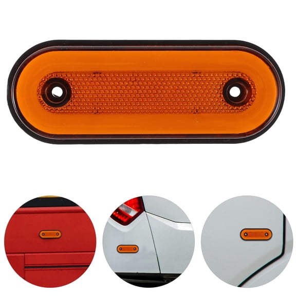 RENACLIPY 2-Pack Yellow LED Trailer Lights High Brightness for Trucks and Trailers and Weather Resistant