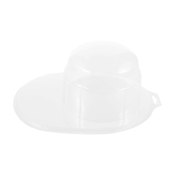 RENACLIPY 2-Pack Baseball Cap Shaper Inserts, Transparent Hard Hat Form for Home Storage and Display