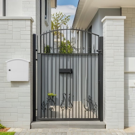 RENACLIPY 2Pcs Weatherproof Locking Wall Mount Mailbox Plastic Insulated Design for Home Entryway