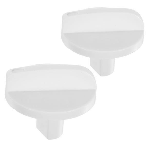 RENACLIPY 2Pcs White Fridge Controller Dial Replacement for Universal Refrigerator and Freezer Fit