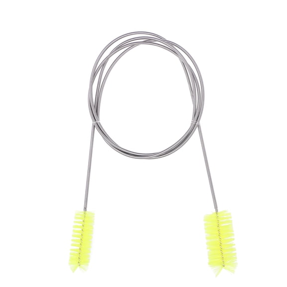 RENACLIPY 2-Pack Yellow U-Shaped Nylon Kitchen Brushes for Cooking, Baking, Grilling and Cleaning Tools
