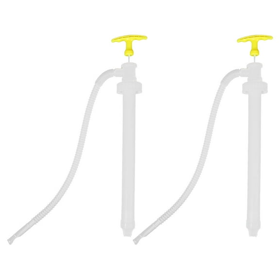 RENACLIPY 2pcs Hand Powered Pump Large Drum Extractor Lightweight Durable Plastic for Multiple Uses