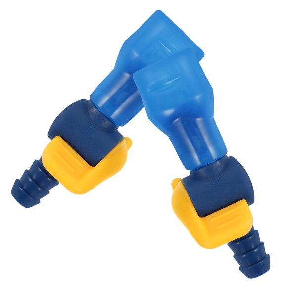RENACLIPY 2pcs Hydration Bladder Bite Valve Accessories PP Blue Angled Design Sports