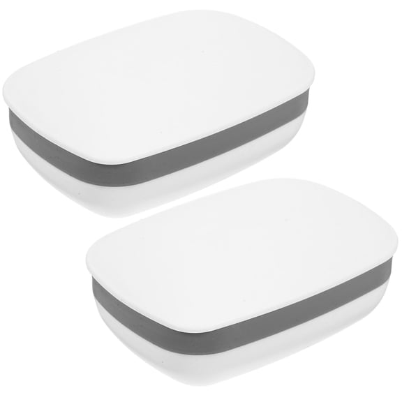 RENACLIPY White Soap Case Compact and Lightweight for Bathroom Storage, Travel, and Home Organization