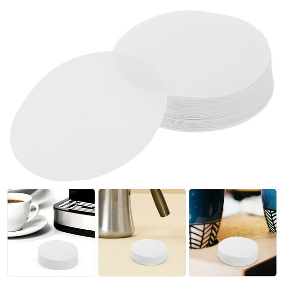 RENACLIPY 300Pcs Coffee Filter Paper Round Disposable for Coffee Enthusiasts Daily Brewing Use