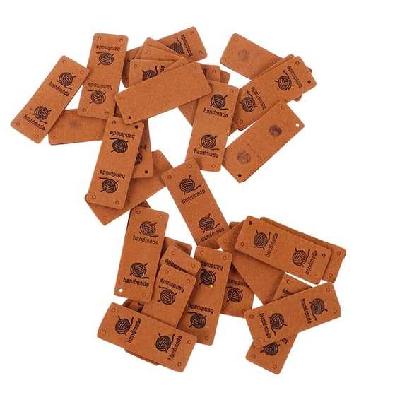 RENACLIPY 30Pcs Embossed Decoration Labels for Craftsmen Diy Apparel