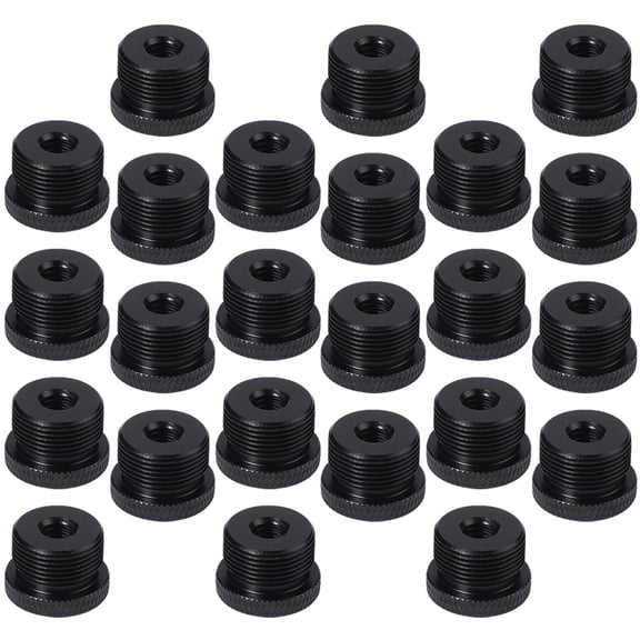 RENACLIPY Black Plastic Mic Holder Clips for Stand, 30 Pieces, Microphone Accessories for Studio and Stage Use