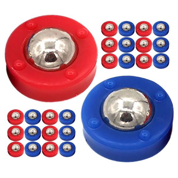 RENACLIPY Shuffleboard Game Accessories Set with 32 Steel and Plastic Rolling Beads for Indoor Outdoor Play