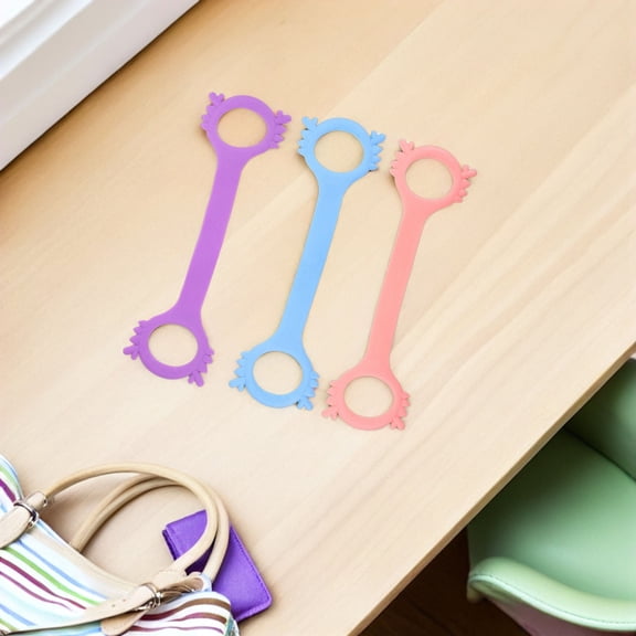 RENACLIPY 3PCS Elastic Tension Straps for Back Training and Full Body Workout Bands, Portable Travel Fitness Accessories