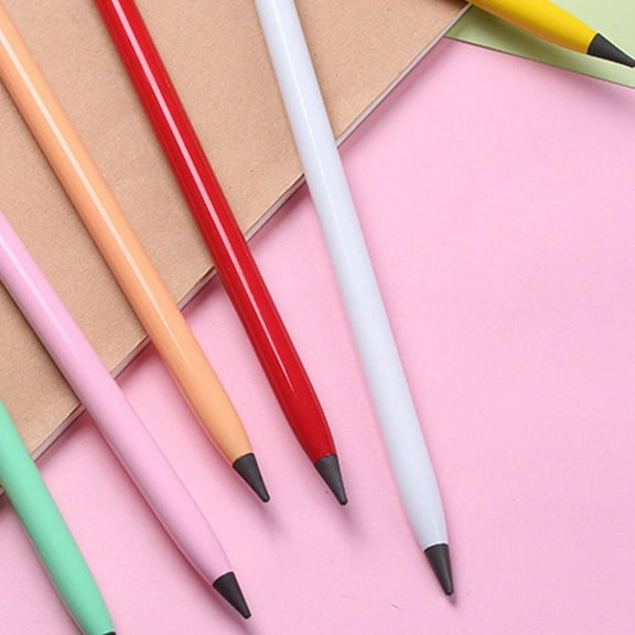 RENACLIPY 3-Pack Inkless Everlasting Pencils Assorted Colors for Sketching, Drawing, Writing and Art Projects