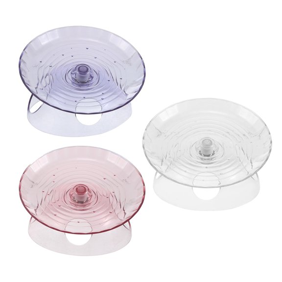RENACLIPY 3Pcs Hamster Running Wheels Double Function Exercise Saucer with Safe Hideaway