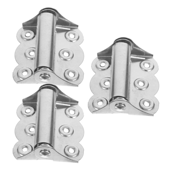 RENACLIPY 3Pcs Stainless Steel Spring Door Hinges for Patio and Screen Doors with Silent Closing Design