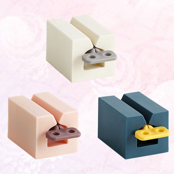 RENACLIPY 3Pcs Tube Squeezer Dispenser Plastic Extruder for Toothpaste and Cosmetic Tubes