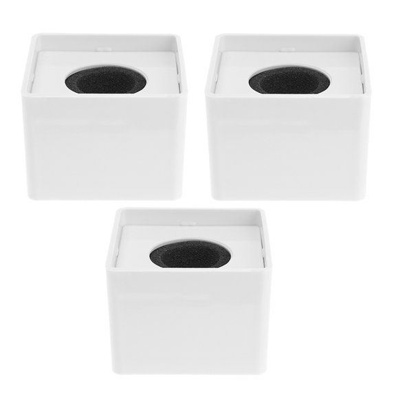 RENACLIPY 3-Pack White Microphone Flags Compatible with Microphones for Interviews, Presentations, Broadcasting, Events, and More