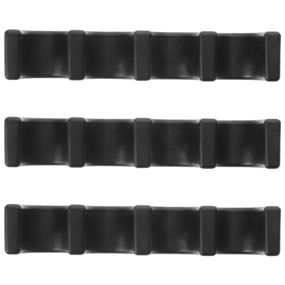 RENACLIPY 3-Pack Black Plastic Billiard Cue Stand Wall Mount Rack Cue Storage and Organization