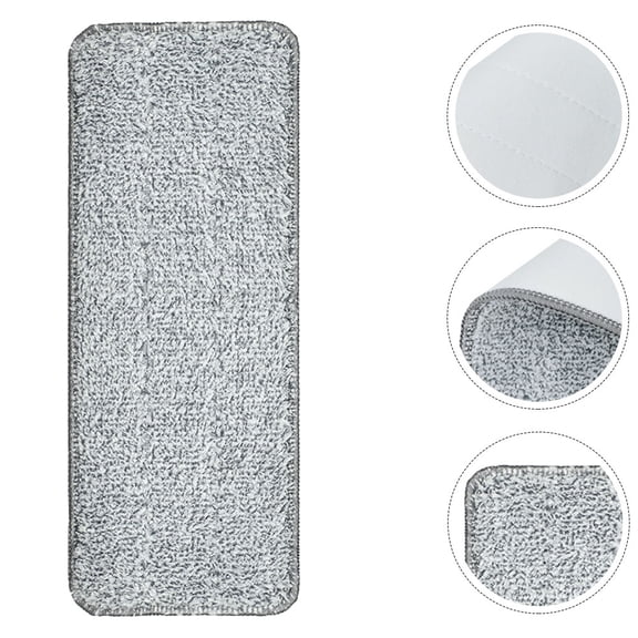RENACLIPY Flat Mop Replacement Pads 3-Pack Multi-Color Easy to Wash and Use for Cleaning