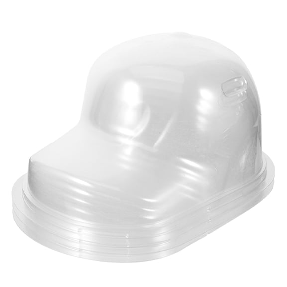 RENACLIPY 3pcs Baseball Cap Holders Transparent Plastic Hat Storage Organizers for Home and Closet Organization