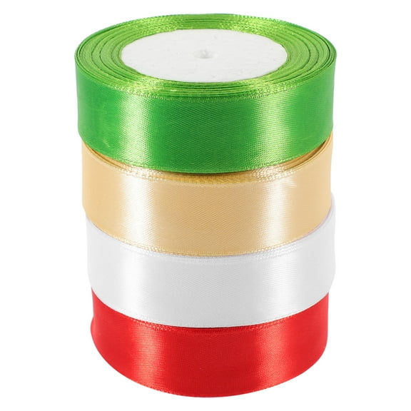 RENACLIPY Assorted Color Polyester Ribbons for Wrapping, Crafts, Projects, Decorations and Art Supplies