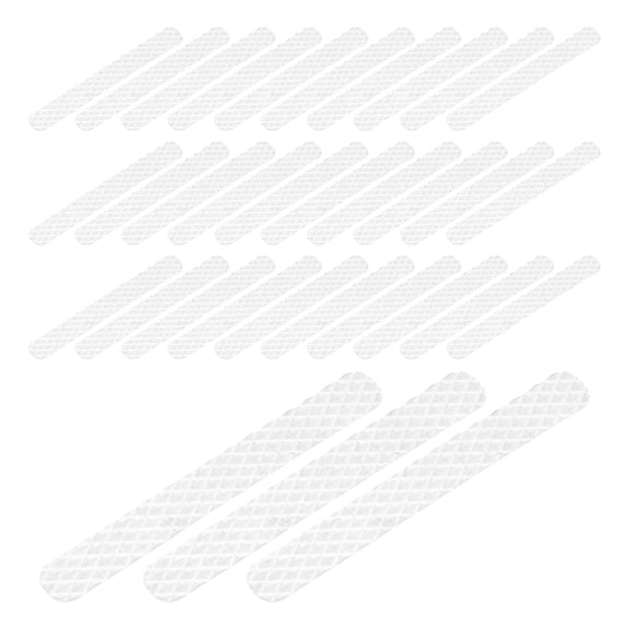 RENACLIPY 40Pcs Phone Grip Tape Adhesive Strips Clear Thin Rubber Tape for Cell Phone