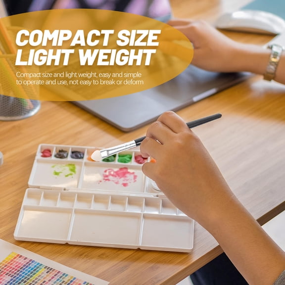 RENACLIPY Paint Sponge Brush Round Sponge for Artists in Random Color for Painting Office 48Set Back to School