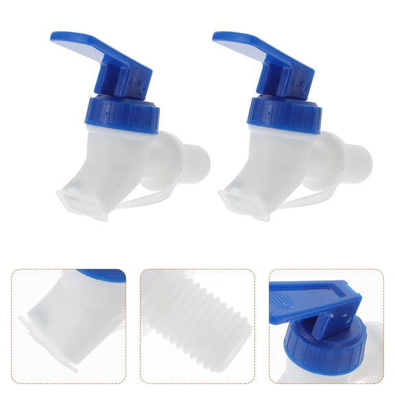 RENACLIPY 4-Pack Aquatainer Replacement Water Dispenser Spigot Tap, Plastic Faucet for Home and Outdoor Use