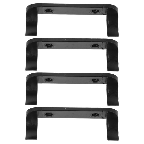 RENACLIPY 4Pcs Black Car Model Wall Mount Brackets with Screws for Easy Vertical Display
