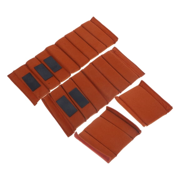 RENACLIPY Camera Padding Insert EPE Foam Light Brown Photography Equipment Travel 4Pcs